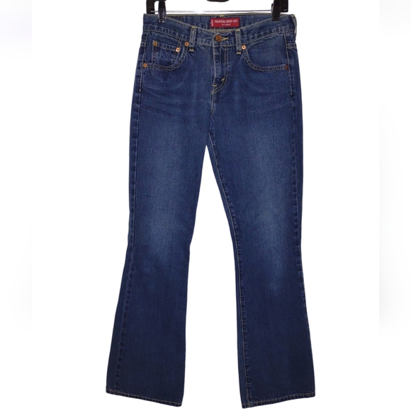 Vintage Levi's 515 Nouveau Retro Y2K Style  Low Rise Boot Cut Jeans size 6 - Picture 3 of 17